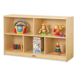 Jonti-Craft Mobile Storage Cabinet - Low Single (toys not included)