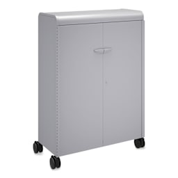 Smith System Cascade Mega-Tower Tote Tray Storage Unit with doors