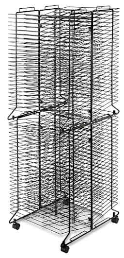 Blick StakRak, four units total with casters sold separately