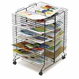 Blick StakRak, storing artwork