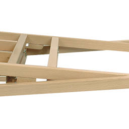 Blick Print Rack - Closeup of Horizontal view of folded Small Print rack