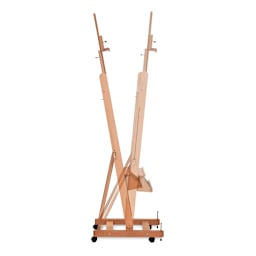 Mabef Artist's Easel M-06 - Side view showing upright motion range