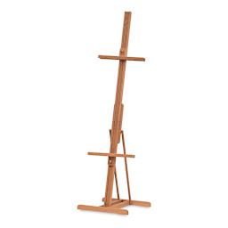 Mabef Lyre Convertible Easel - Shown upright at slight angle
