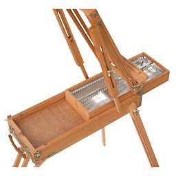 Blick Half French Easel by Jullian, interior of the drawer shown