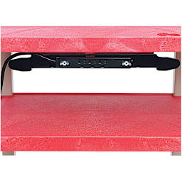 Tuffy Multi-Purpose Art Cart - Closeup of cart showing electrical assembly
