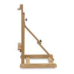 Oak Tabletop Easel, Side Profile