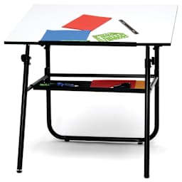 Ultima Fold-A-Way Drafting Table Black