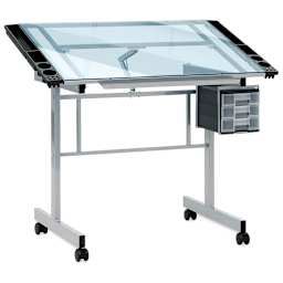 Studio Designs Vision Craft Station, top raised in drafting position