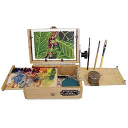 Guerrilla Painter Pocket Box, Pocket box with artwork, brushes and paint (supplies not included)