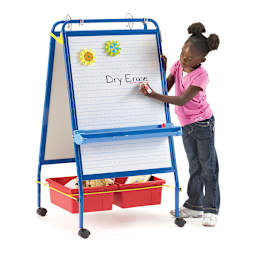 Copernicus Early Learning Station - Child underlining words on White Board