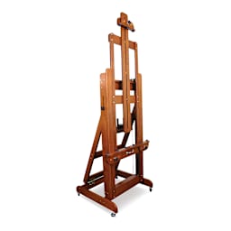 Sienna Counterweight Easel - Left angled view of easel showing base and bracing