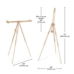 Blick Studio Classic Field Easel, dimensions