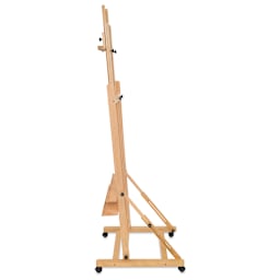 Blick Studio Heavy-Duty H-Frame Easel (side view, tilted slightly forward)