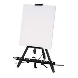 Right angle view of Watercolor Field Easel converted to Tabletop Easel (canvas not included)