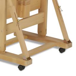 Blick Master's Easel by Jullian, casters