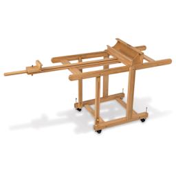 Blick by Jullian Convertible H-Frame Easel, folded over