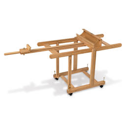Blick by Jullian Convertible H-Frame Easel - Positioned horizontally with mast extended