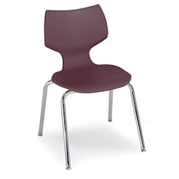 Smith System Flavors Stack Chair - 18", Burgundy