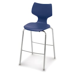 Smith System Flavors Stack Chair - 28", Navy