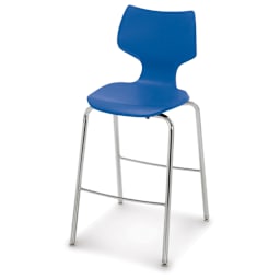 Smith System Flavors Stack Chair - 28", Persian Blue