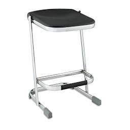 National Public Seating Corp. Elephant Z-Stool - Left angle view of 24" high stool 