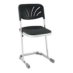 National Public Seating Elephant 18" Z-Stool with Backrest
