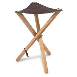 Utrecht Folding Stool - Front view of set up Stool
