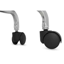 Studio Designs Studio Stool, close-up of two casters