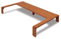 Studio Designs Ponderosa Table - Angled view of Table Leg Extension