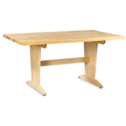 Diversified Spaces Planning Table - Maple Top, 26"H x 60"W x 42"D