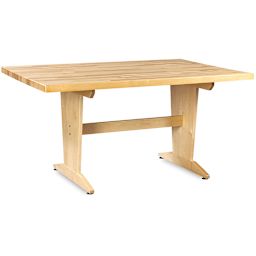 Diversified Spaces Planning Table - Maple Top, 30"H x 60"W x 42"D
