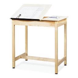 Diversified Spaces Drawing 36"H Table - 2 Piece Top, without Drawer