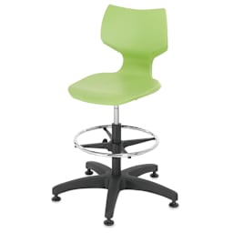 Smith System Flavors Adjustable Stool - Apple (Lime Green), with Gliders