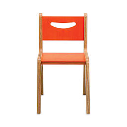 Whitney Brothers Plus Chair - Orange, 14"