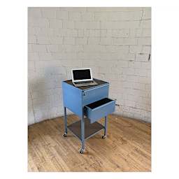 Klopfenstein Steel Taborets - Vertical 2-Drawer Taboret shown in studio setting