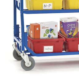 Copernicus Library On Wheels, casters