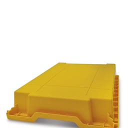 Gratnells Trays and Accessories - Shallow Trays F1, Sunshine Yellow - underside of tray