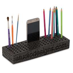 Studio Designs Flexible Foam Organizers - Angled view of 96 slot Pencil Organizer
