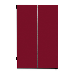 Screenflex Study Carrel - 2 Panel, Red