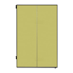 Screenflex Study Carrel - 2 Panel, Yellow