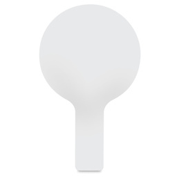 Flipside Single-Sided Dry Erase Answer Paddles - Single paddle shown upright
