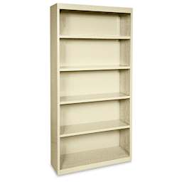 Sandusky Lee Elite Series Welded Bookcase - Putty, 72" Height