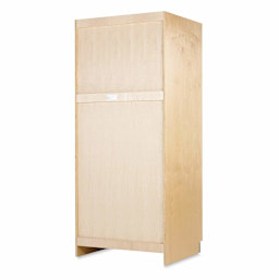 Diversified Spaces Portfolio and Canvas Storage Cabinet - Rear view of cabinet