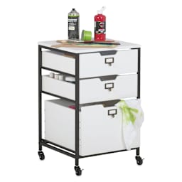 Studio Designs Storage Cart - 3-Drawer Organizer (Art supplies stored in cart)