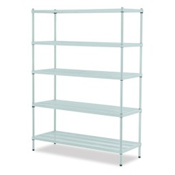 Design Ideas MeshWorks Shelving Units - Sage, 5-Tier