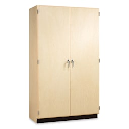 Diversified Spaces Drafting Supply Cabinet - Left angle view of closed 48" wide cabinet