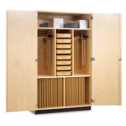 Diversified Spaces Drafting Supply Cabinet - 36" Wide, With Supplies
