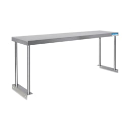 Diversified Spaces Stainless Steel Shelf - Single Shelf, 36"L x 12"W, for use with Steel Table