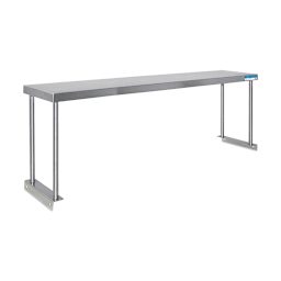 Diversified Spaces Stainless Steel Shelf - Single Shelf, 60" L x 12" w, for use with Steel Table