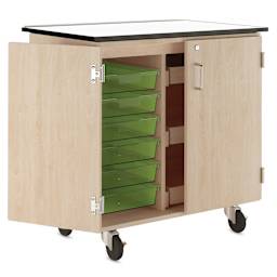 Diversified Spaces Write-n-Roll Cabinet - Maple/Lime